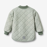 Wheat SMU Termo Jakke Loui Jacket 4142 green stripe