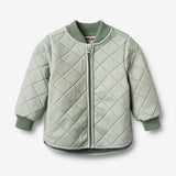 Wheat SMU Termo Jakke Loui Jacket 4142 green stripe