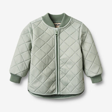 Wheat SMU Termo Jakke Loui Jacket 4142 green stripe