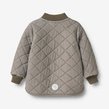 Wheat SMU Termo Jakke Loui Jacket 9622 brown stripe