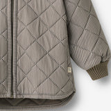 Wheat SMU Termo Jakke Loui Jacket 9622 brown stripe