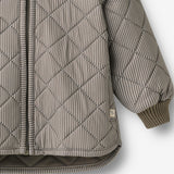 Wheat SMU Termo Jakke Loui Jacket 9622 brown stripe