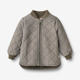Wheat SMU Termo Jakke Loui Jacket 9622 brown stripe