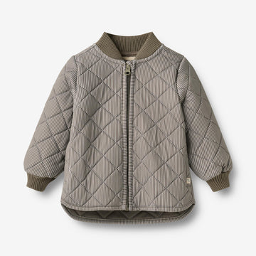 Wheat SMU Termo Jakke Loui Jacket 9622 brown stripe
