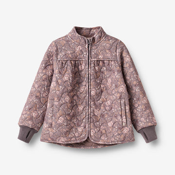 Wheat Outerwear Termo Jakke Thilde Jacket 9565 purple stone flowers