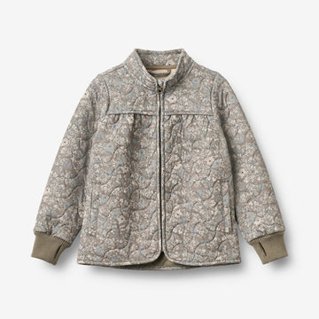 Wheat Outerwear Termo Jakke Thilde Jacket 9673 grey stone flowers