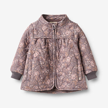 Wheat Outerwear Termo Jakke Thilde Jacket 9565 purple stone flowers