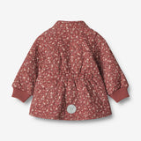 Wheat Outerwear Termo Jakke Thilde | Baby Thermo 2077 red flowers