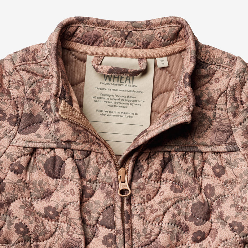 Wheat Outerwear Termo Jakke Thilde | Baby Thermo 2474 rose dawn flowers