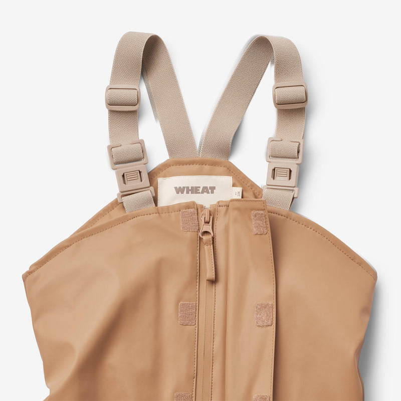 Wheat Outerwear Termo Regnbukser m. seler Lian Trousers 3305 cappuccino