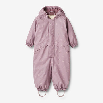 Wheat Outerwear Termo Regndress Aiko | Baby Rainwear 1353 soft lilac flowers