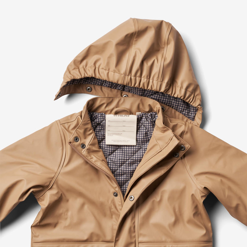 Wheat Outerwear Termo Regnjakke Aju Rainwear 3305 cappuccino