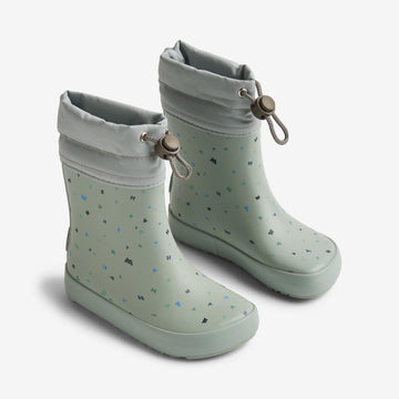 Wheat Footwear Termo gummi barbeint Zerro Rubber Boot 9602 light flint letters