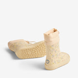 Wheat Footwear Termo gummi barbeint Zerro Rubber Boot 9632 barely apricot flowers