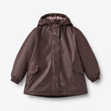 Wheat Outerwear Termo regnjakke Rika Jacket 9620 chocolate plum