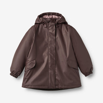 Wheat Outerwear Termo regnjakke Rika Jacket 9620 chocolate plum