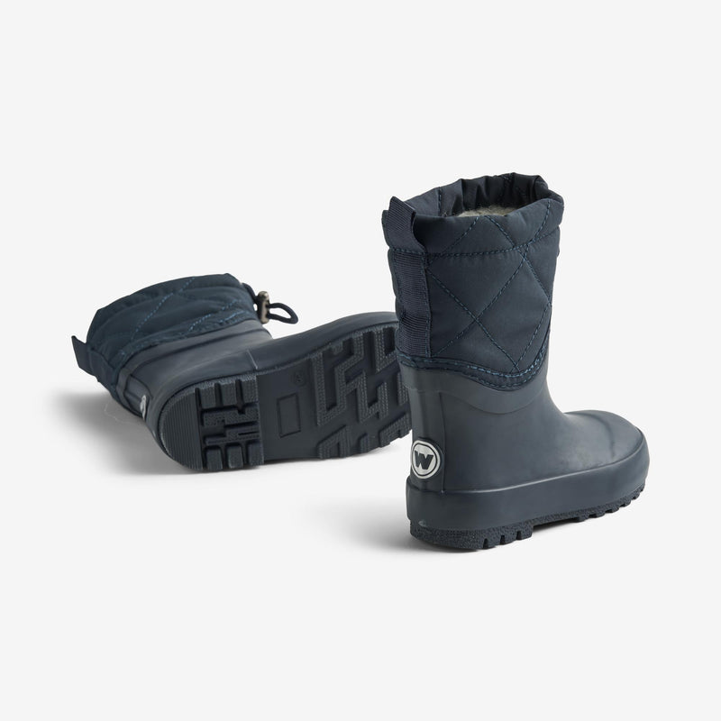 Wheat Footwear Termo snøstøvel Drizzle Rubber Boot 1432 navy