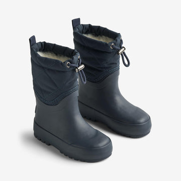 Wheat Footwear Termo snøstøvel Drizzle Rubber Boot 1432 navy