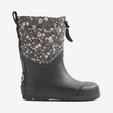 Wheat Footwear Termo snøstøvel Drizzle Rubber Boot 9528 black sea open flowers