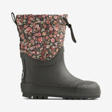 Wheat Footwear Termo snøstøvel Drizzle Rubber Boots 1186 raven wild flowers