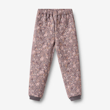 Wheat SMU Termobukser Alex Trousers 9565 purple stone flowers