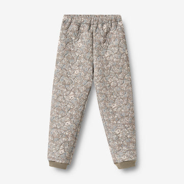 Wheat SMU Termobukser Alex Trousers 9673 grey stone flowers