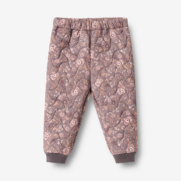 Wheat SMU Termobukser Alex Trousers 9565 purple stone flowers