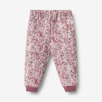 Wheat SMU Termobukser Alex Trousers 9672 dry rose paisley