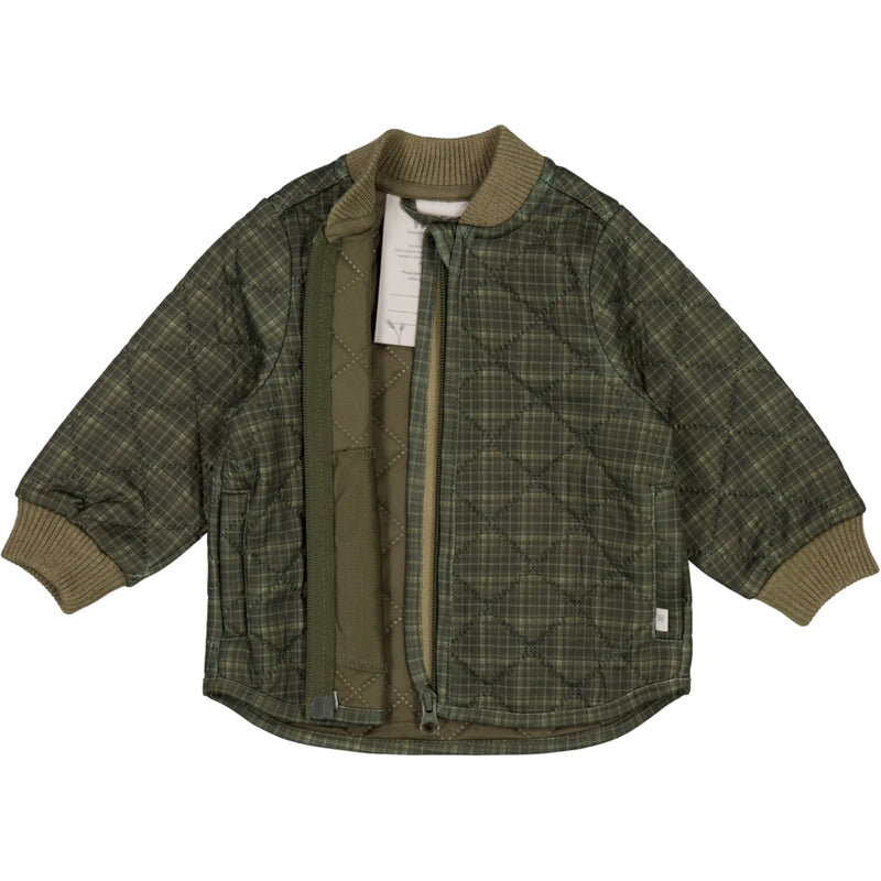 Wheat Outerwear Termojakke Loui Thermo 4215 olive check