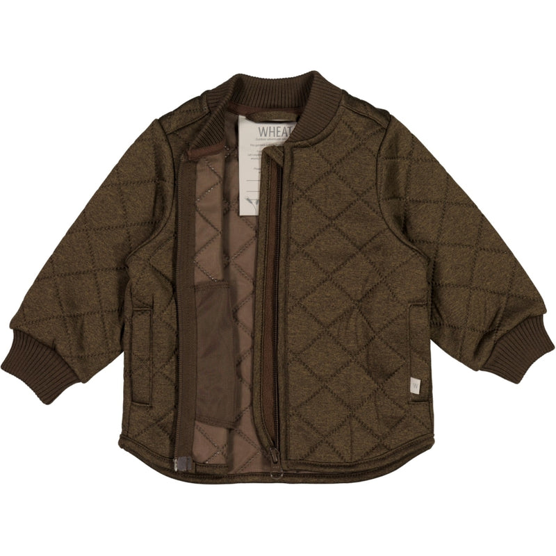 Wheat Outerwear Termojakke Loui Thermo 3015 brown melange