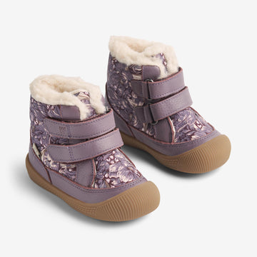 Wheat Footwear Tex Prewalker Støvel Daxi Winter Footwear 1177 purple tulips