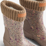 Wheat Footwear Thermo Gummistøvel Wader Rubber Boot 9674 portabella flowers