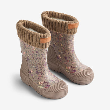 Wheat Footwear Thermo Gummistøvel Wader Rubber Boot 9674 portabella flowers