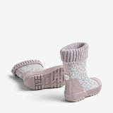 Wheat Footwear Thermo Gummistøvel Wader Rubber Boot 9735 lilac blue flowers