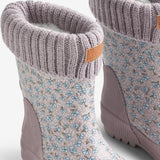 Wheat Footwear Thermo Gummistøvel Wader Rubber Boot 9735 lilac blue flowers