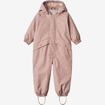 Wheat Outerwear  Thermo Regndress Aiko | Baby Rainwear 2401 powder rose flowers