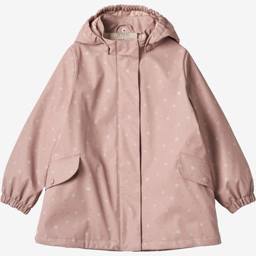 Wheat Outerwear  Thermo Regnjakke Rika Rainwear 2401 powder rose flowers