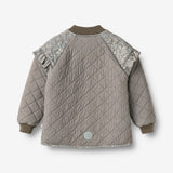Wheat Outerwear Tremojakke Ellas Jacket 9622 brown stripe