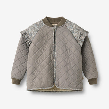 Wheat Outerwear Tremojakke Ellas Jacket 9622 brown stripe