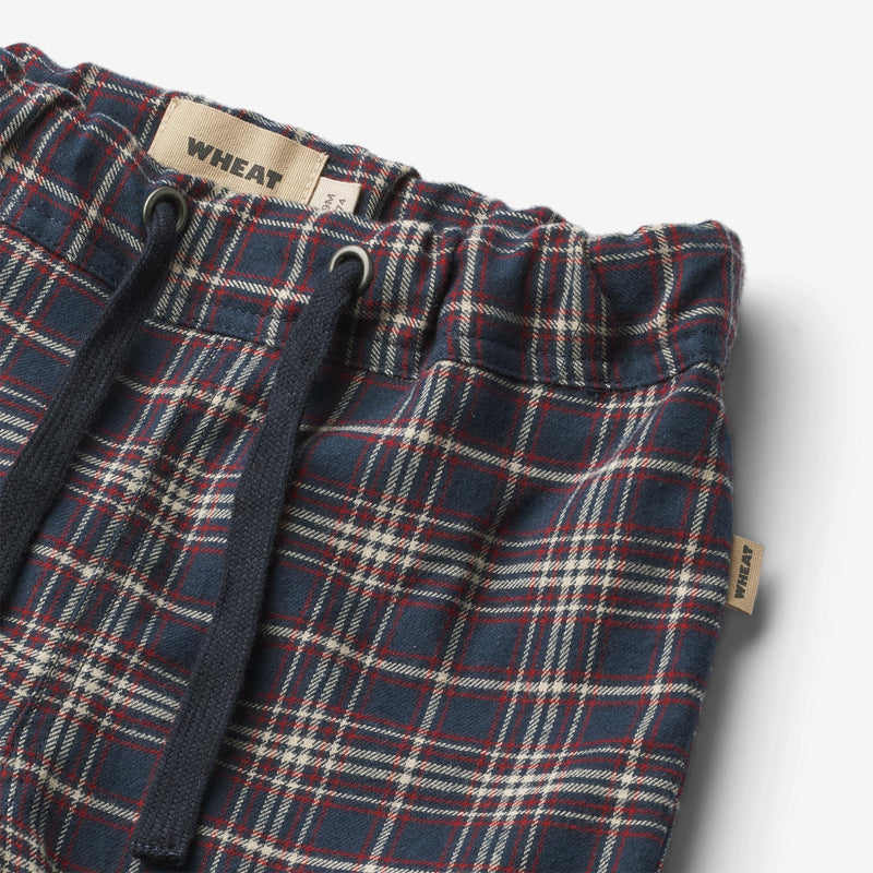 Wheat Main Trousers Gustav Lined Trousers 1437 navy check