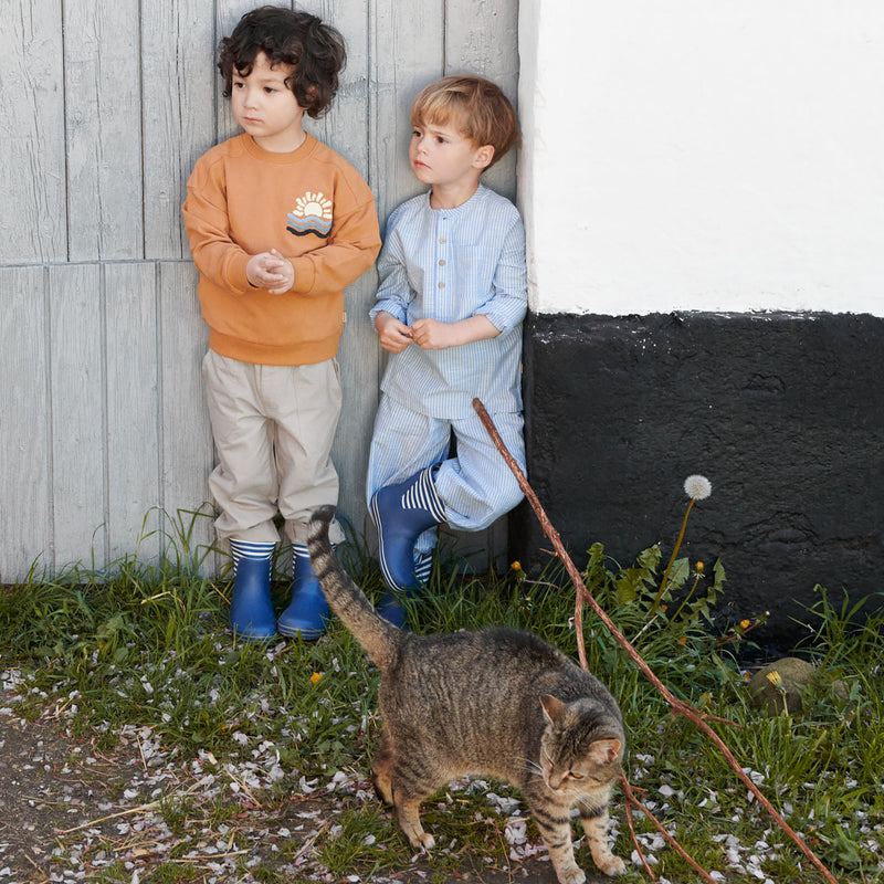 Wheat Main Trousers Sasha Trousers 1048 blue stripe