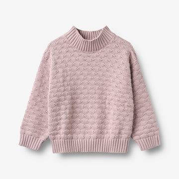 Wheat Main Tykk Strikket Genser Abby Pullover 1354 soft lilac