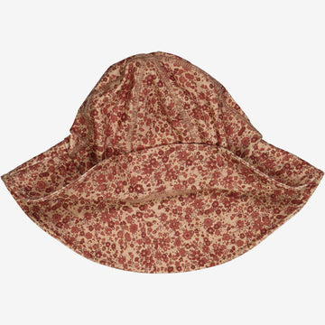 Wheat Main   UV Solhatt Swimwear 2073 red flower meadow