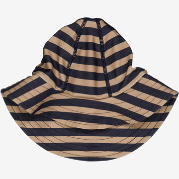 Wheat Main   UV Solhatt | Baby Swimwear 1073 ink stripe