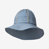 Wheat Main UV Solhatt Bora Accessory 9580 blue swim stripe