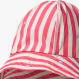 Wheat Main UV Solhatt Bora Accessory 9657 red stripe flowers