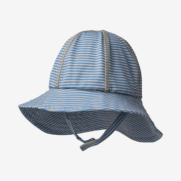 Wheat Main UV Solhatt Bora Accessory 9580 blue swim stripe