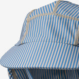 Wheat Main UV Solhatt Tonga Accessory 9580 blue swim stripe