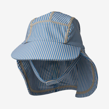 Wheat Main UV Solhatt Tonga Accessory 9580 blue swim stripe