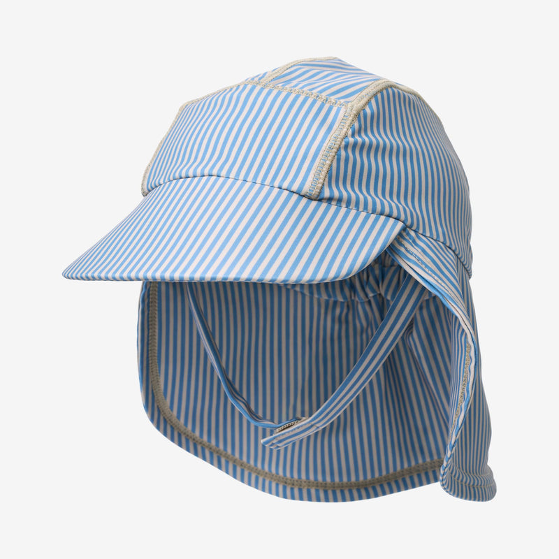 Wheat Main UV Solhatt Tonga Accessory 9580 blue swim stripe